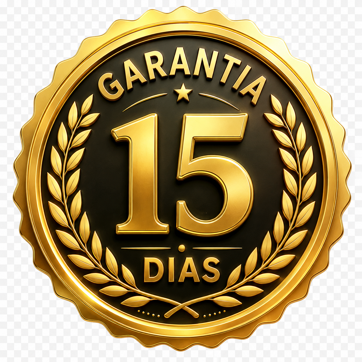 Selo de garantia 15 dias